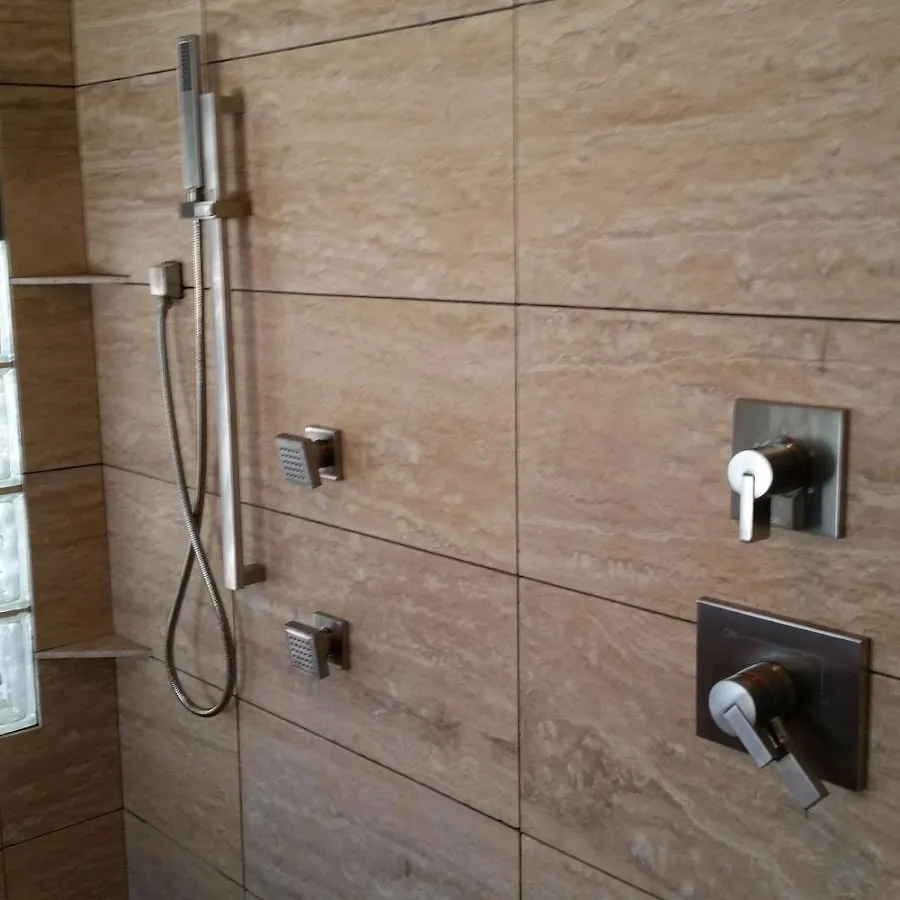 Shower fixture installation for Water Heater Replacement in Del Aire